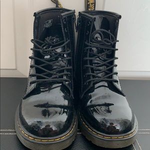 Dr. Martens patent leather boot kids size